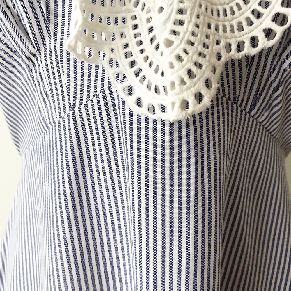 Lucy Paris | Striped Eyelet Trim Dress *NWT* - Picture 5 of 15
